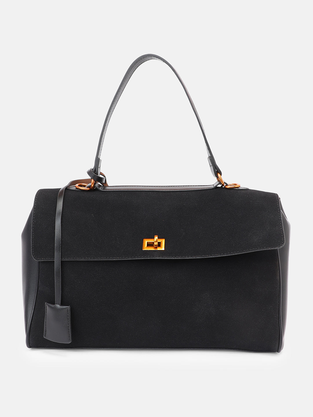 The Lume Satchel Bag - Onyx Black