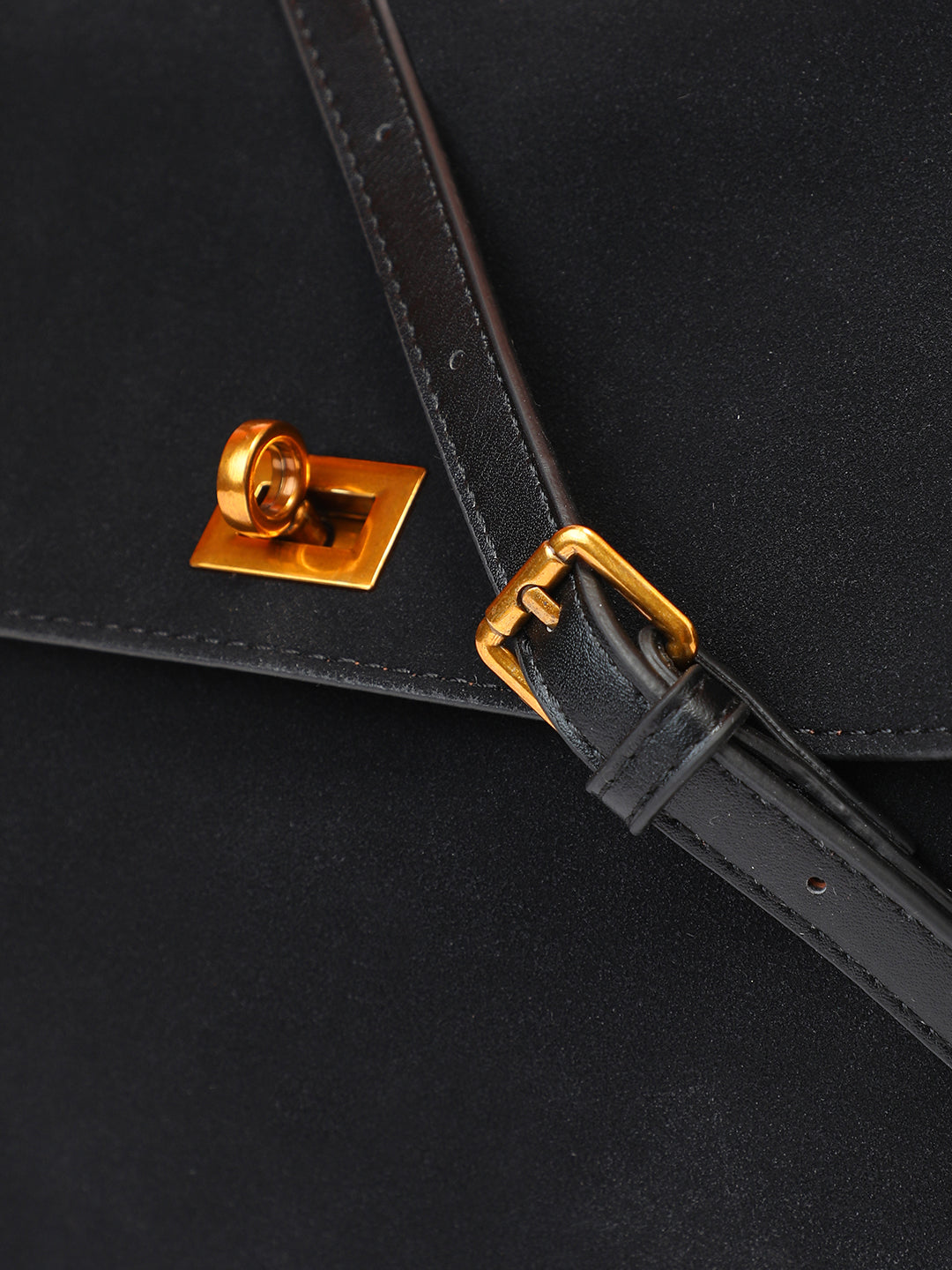 The Lume Satchel Bag - Onyx Black