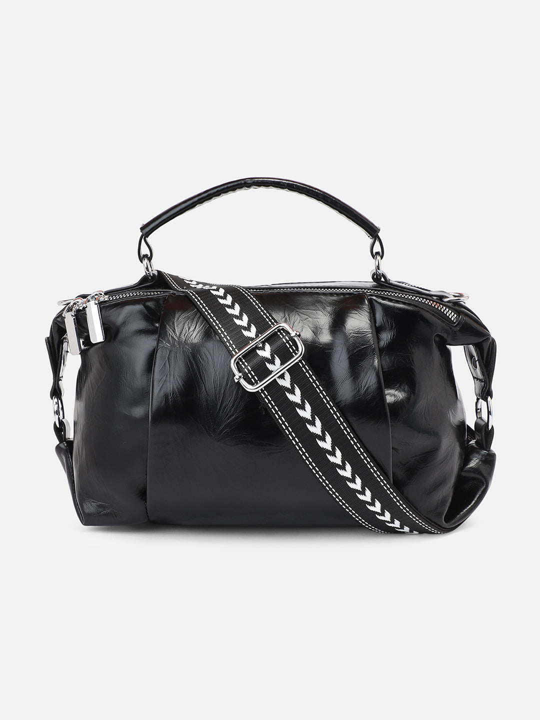 The Clairemont Hand Bag - Onyx Black