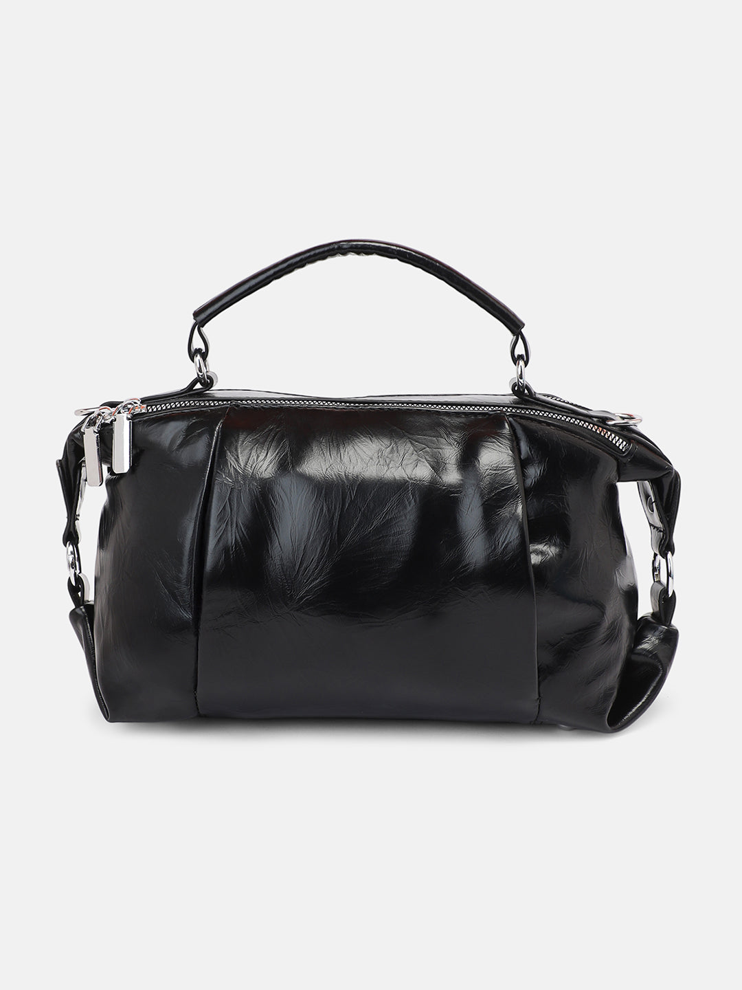 The Clairemont Hand Bag - Onyx Black