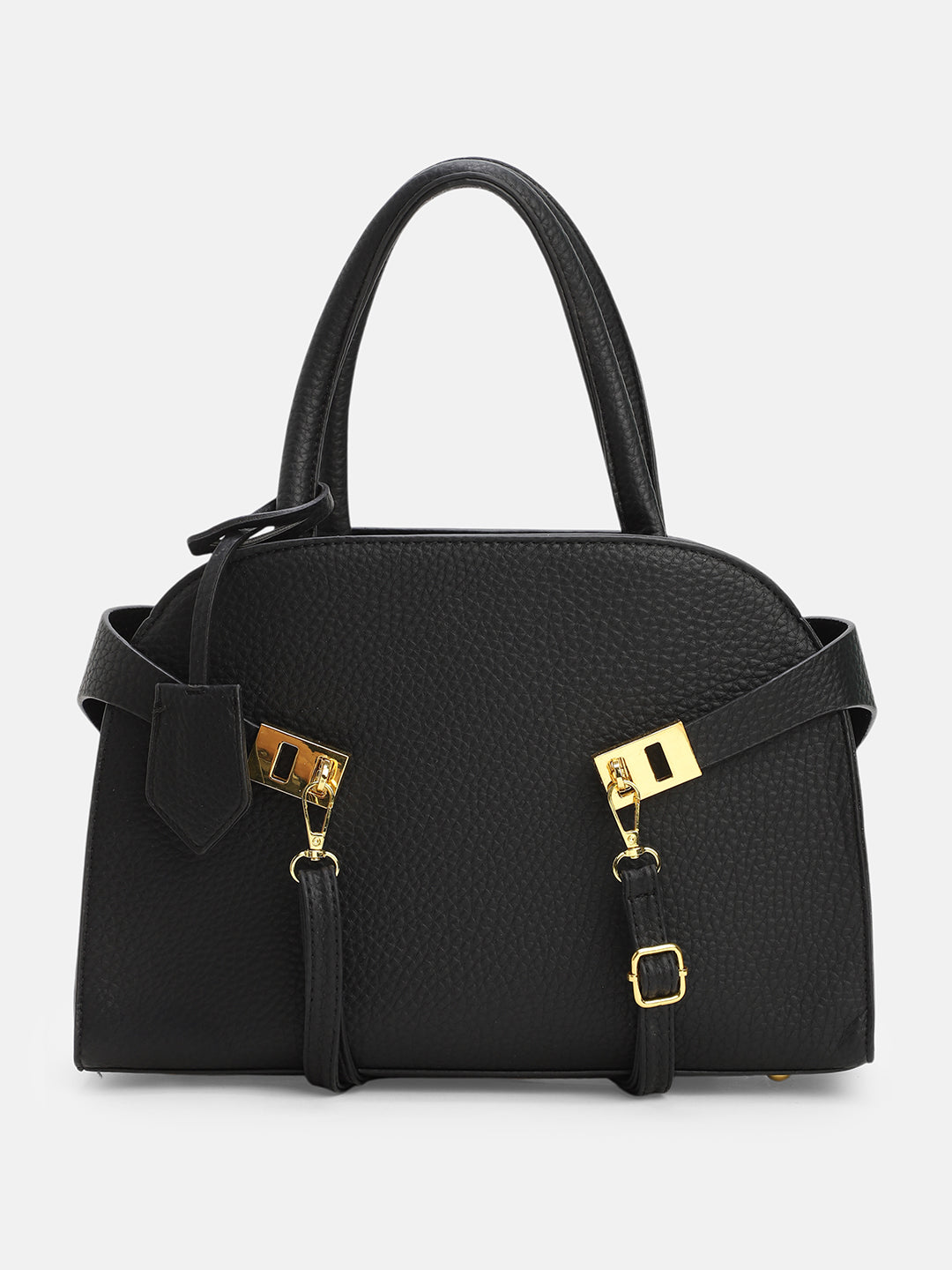 The Large Meridian Hand Bag - Onyx Black