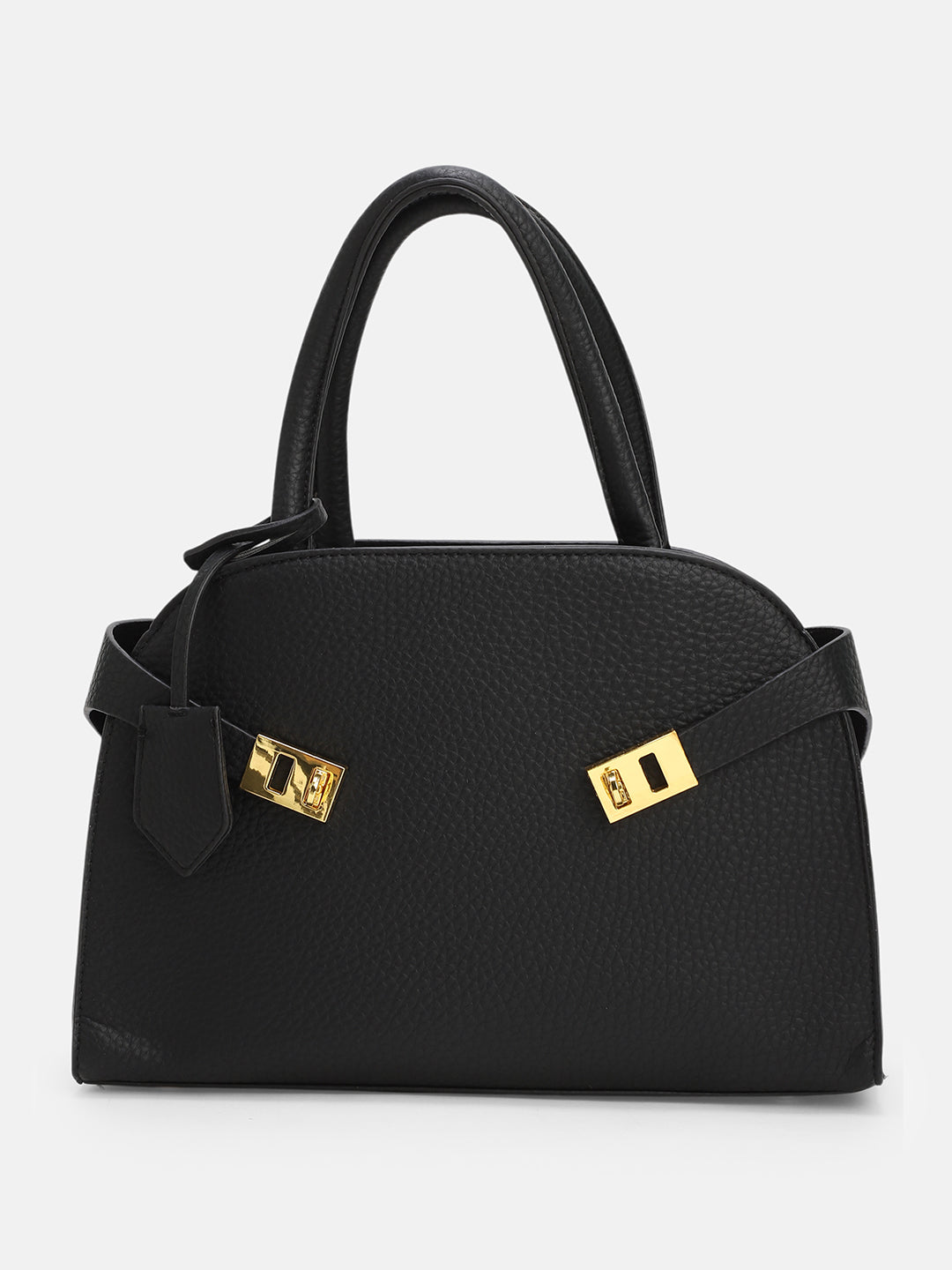 The Large Meridian Hand Bag - Onyx Black