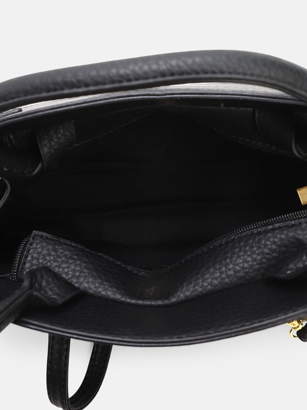 The Large Meridian Hand Bag - Onyx Black