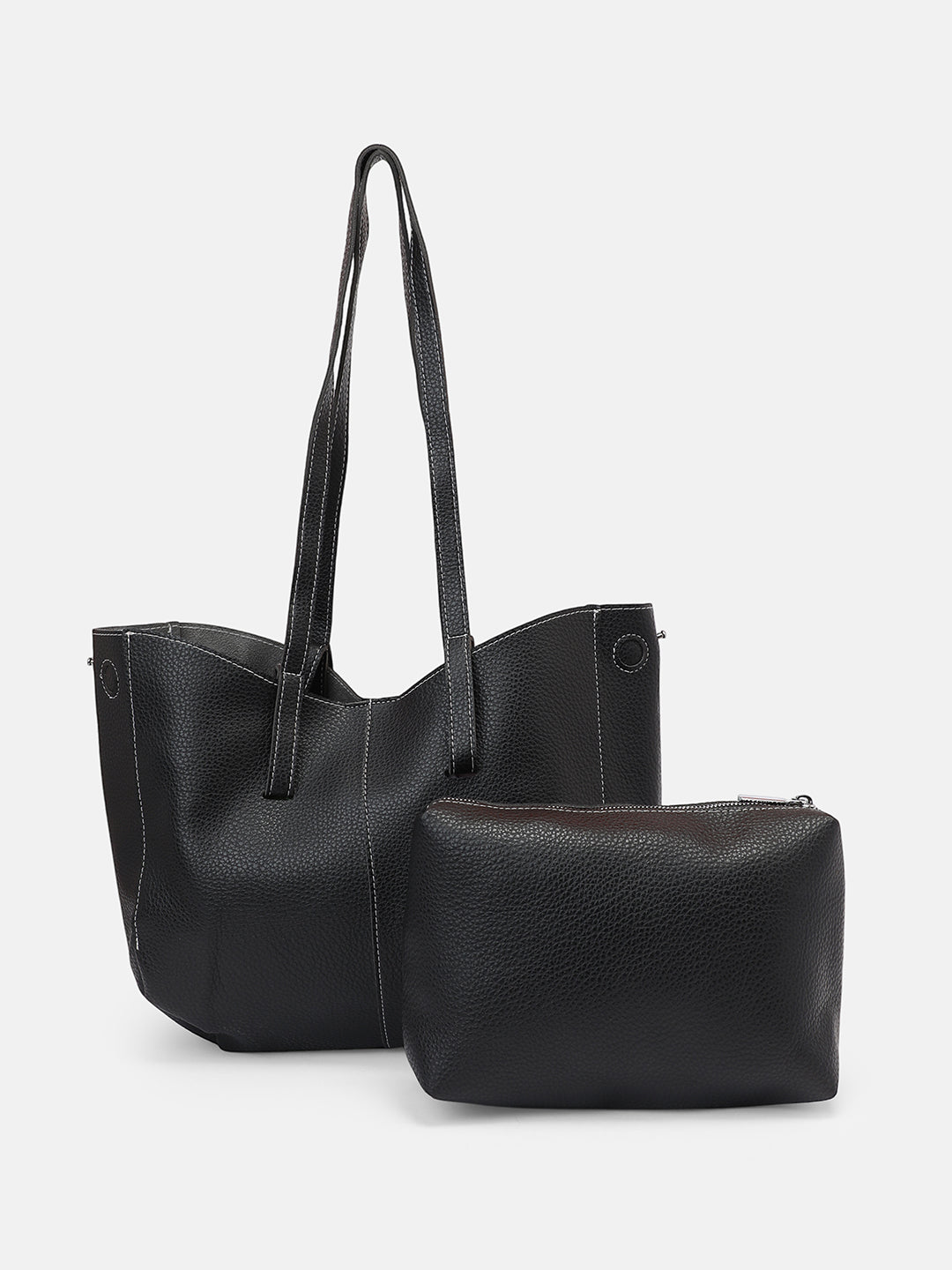 The Medium Illumé Tote Bag - Onyx Black