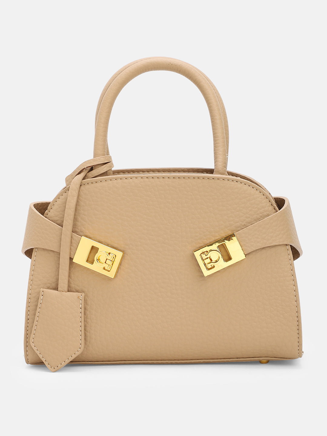 The Small Meridian Hand Bag - Ash Beige