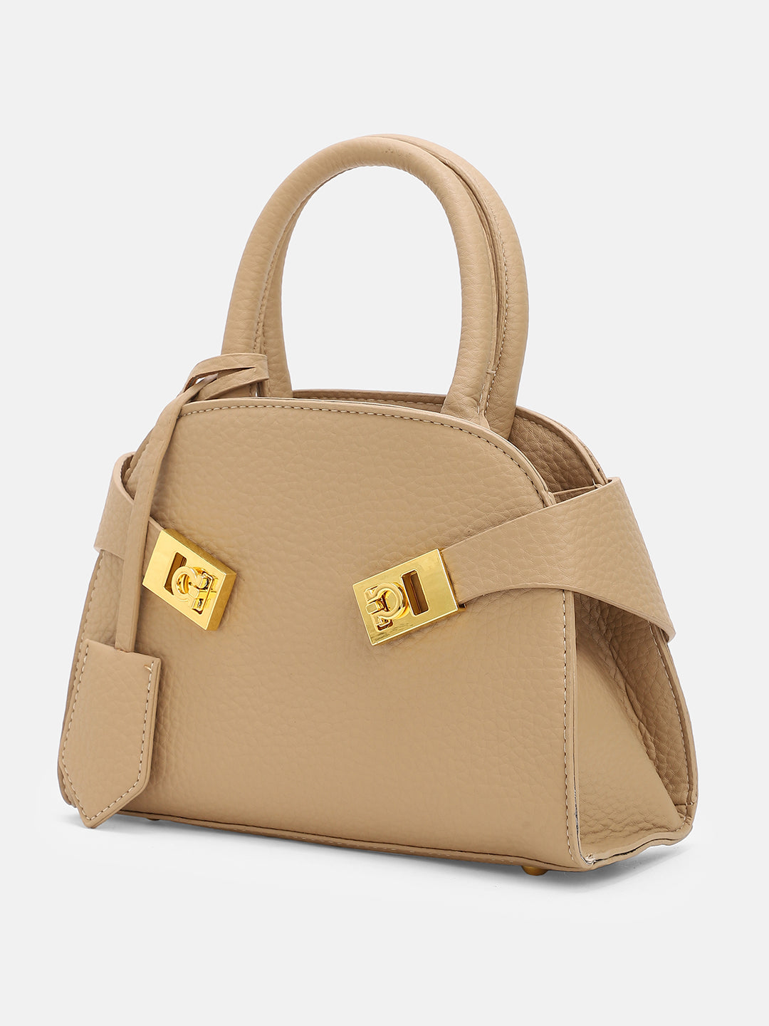 The Small Meridian Hand Bag - Ash Beige