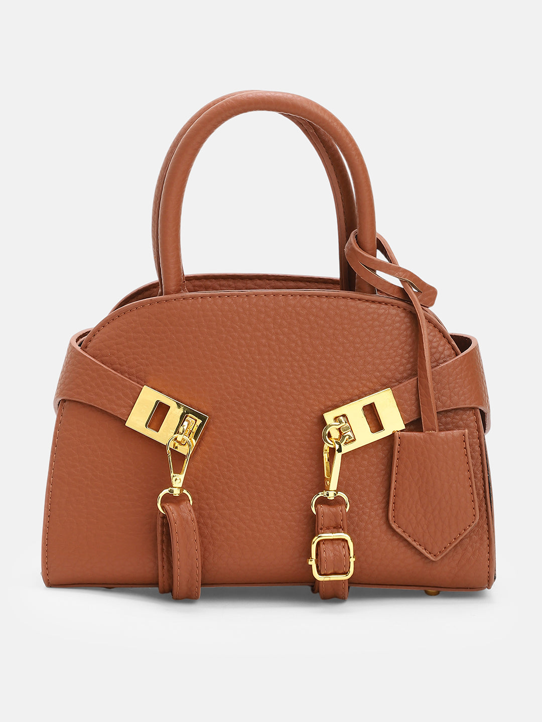 The Small Meridian Hand Bag - Russet Brown