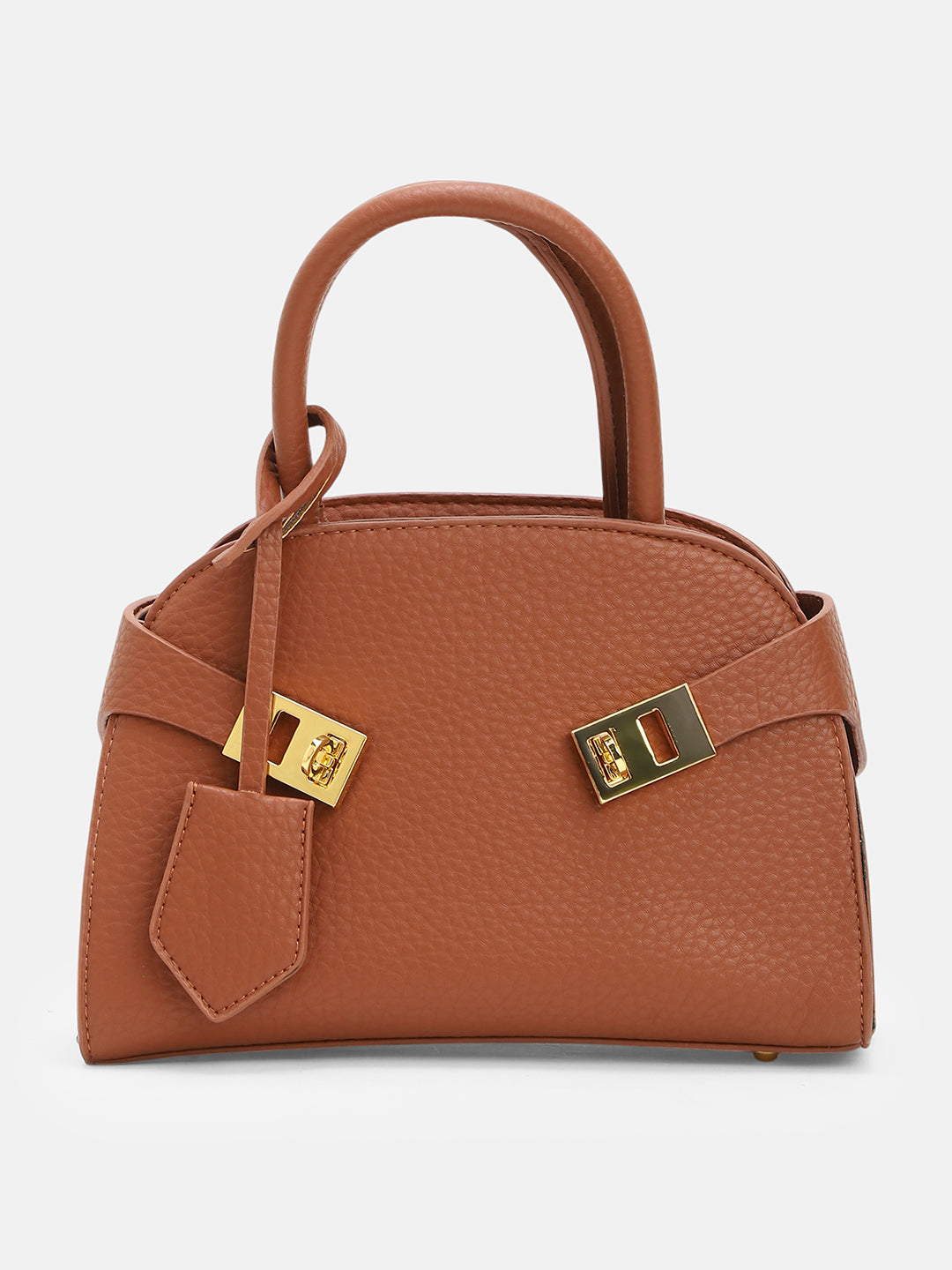 The Small Meridian Hand Bag - Russet Brown