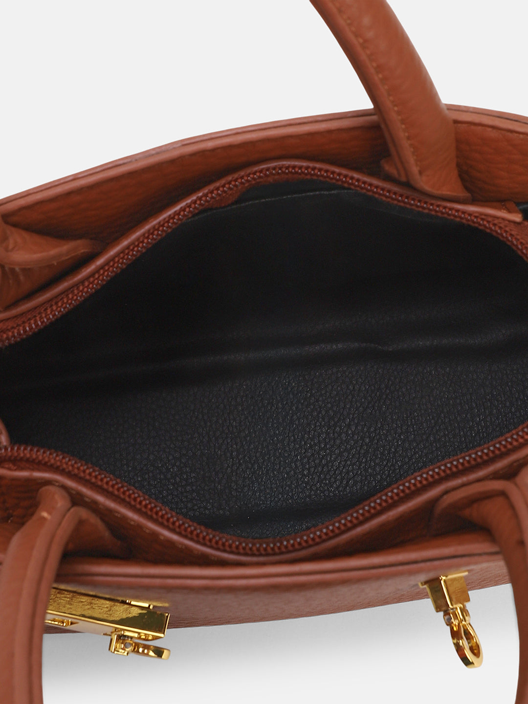 The Small Meridian Hand Bag - Russet Brown