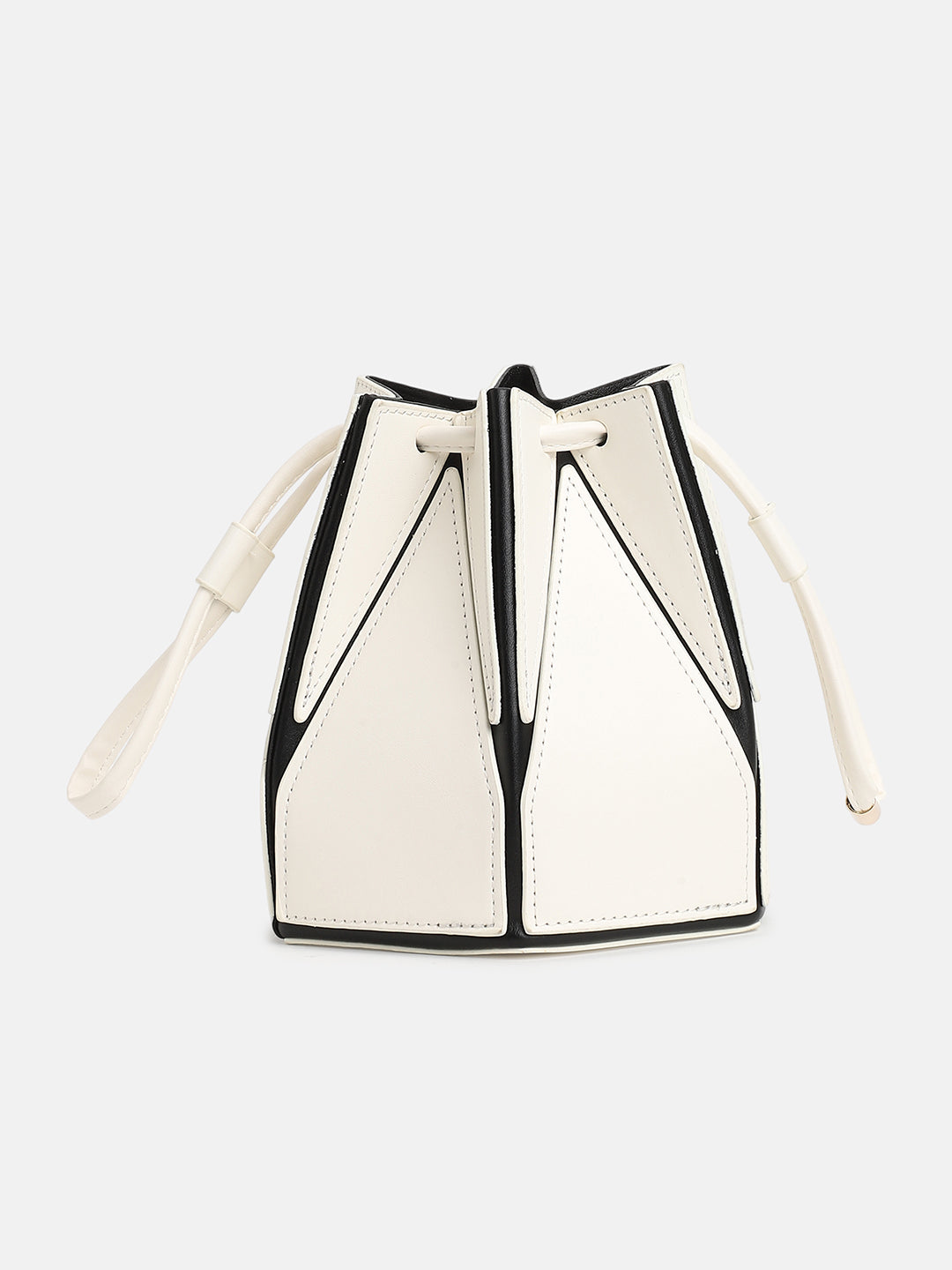 The Origami Bucket Bag - Cream White