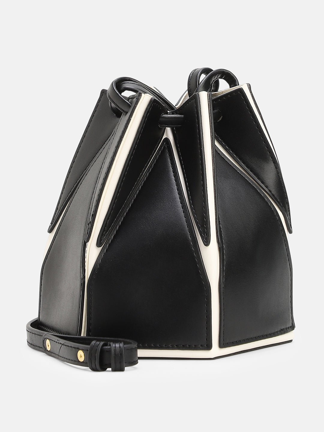 The Origami Bucket Bag - Onyx Black