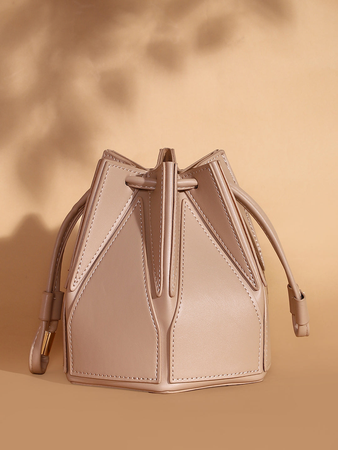 The Origami Bucket Bag - Sand Beige