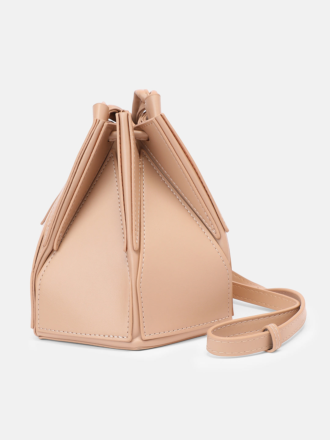 The Origami Bucket Bag - Sand Beige