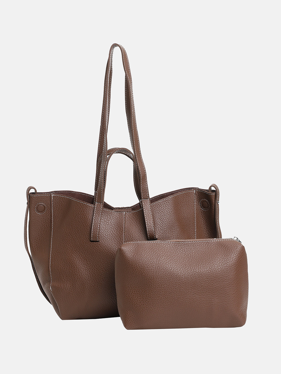 The Medium Illumé Tote Bag - Chocolate Brown