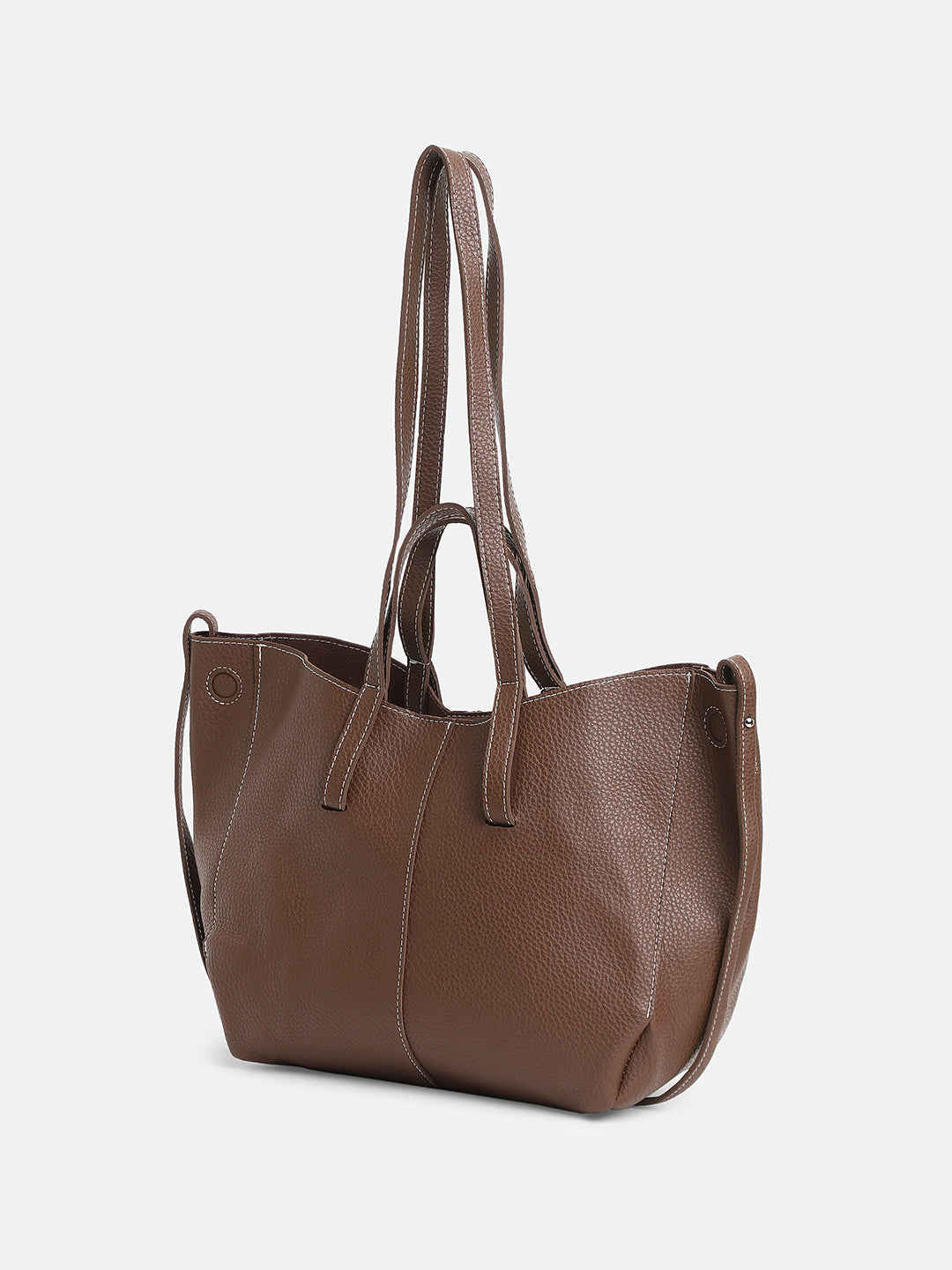 The Medium Illumé Tote Bag - Chocolate Brown