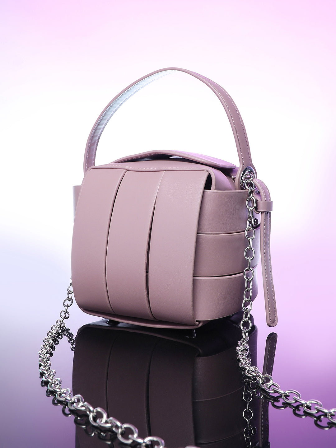 The Panel Verva Hand Bag - Blush Pink