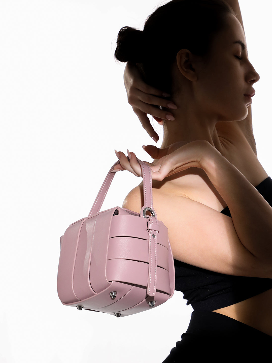 The Panel Verva Hand Bag - Blush Pink