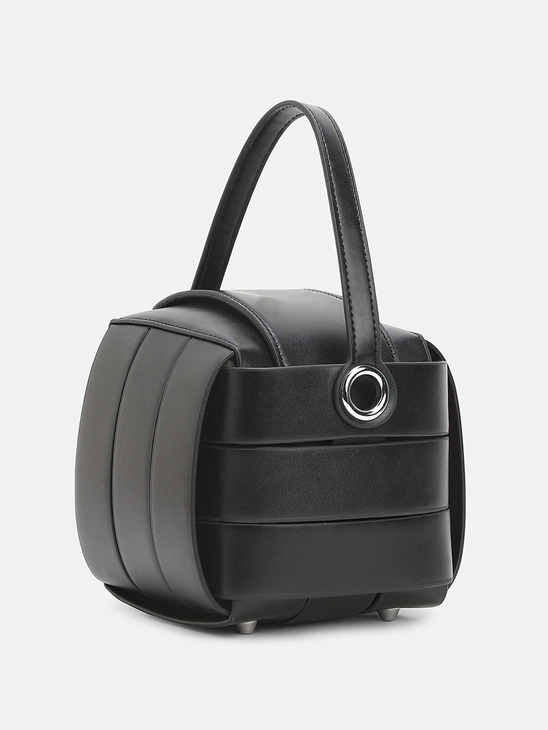 The Panel Verva Hand Bag - Onyx Black