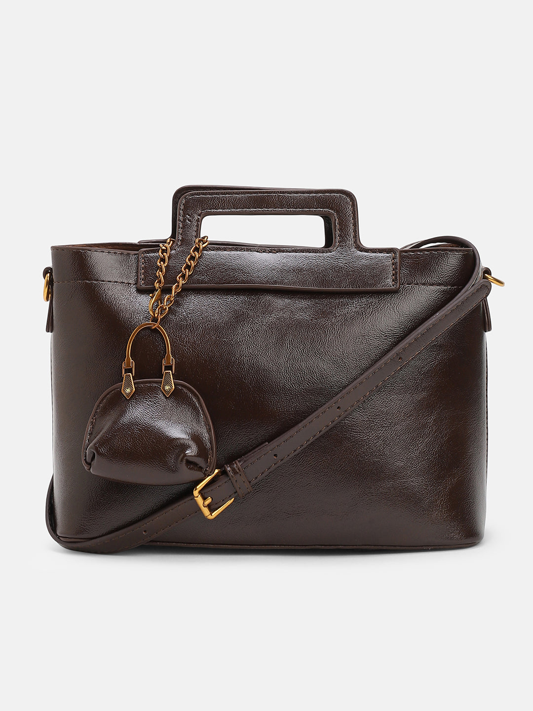 The Madame Hand Bag - Coffee Brown