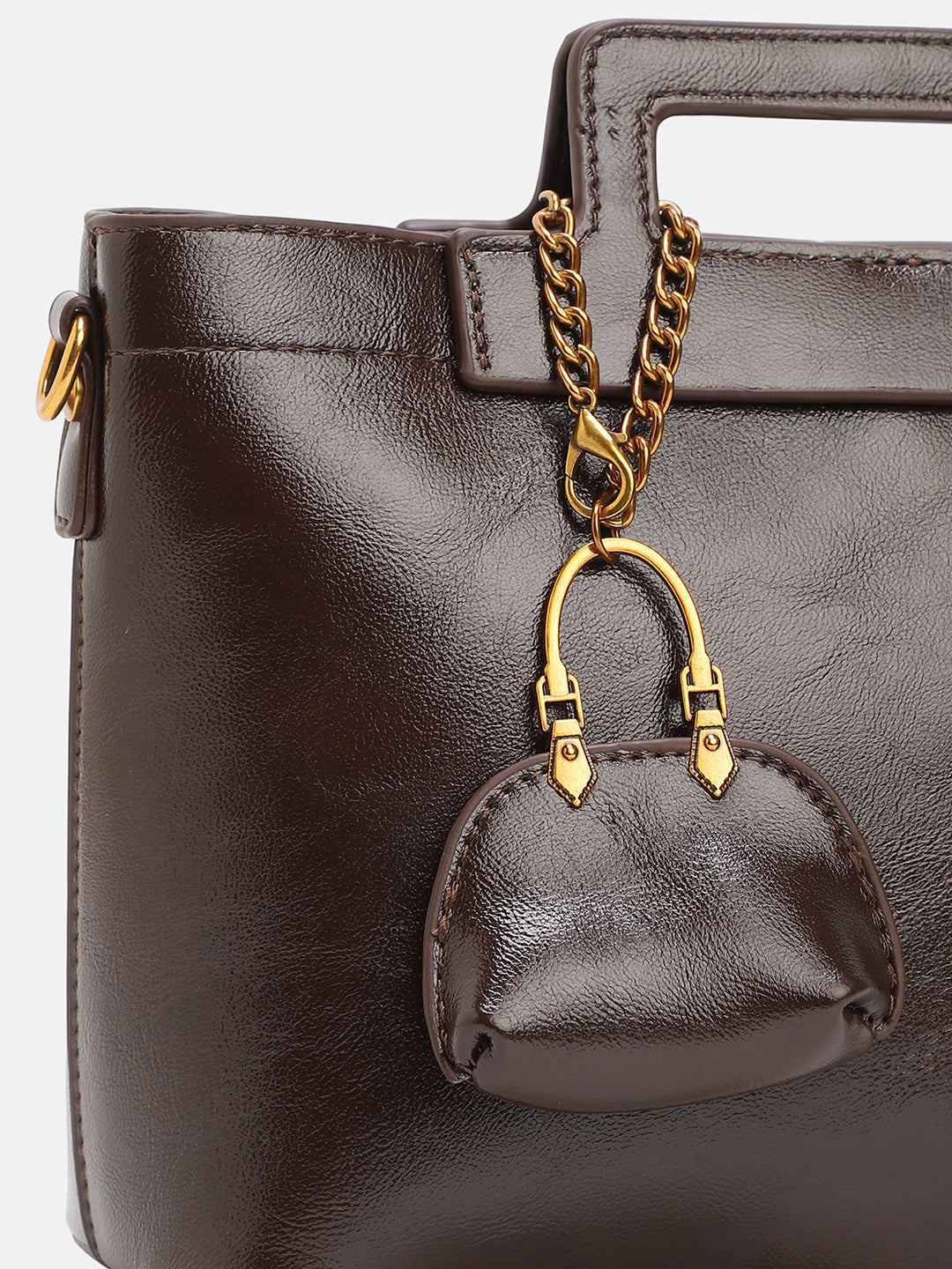 The Madame Hand Bag - Coffee Brown