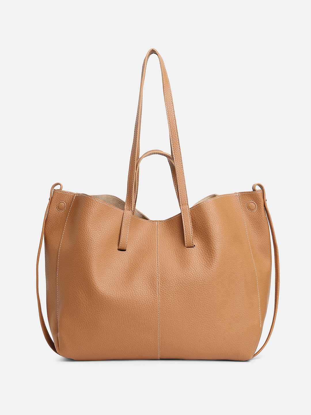 The Large Illumé Tote Bag - Khaki Beige