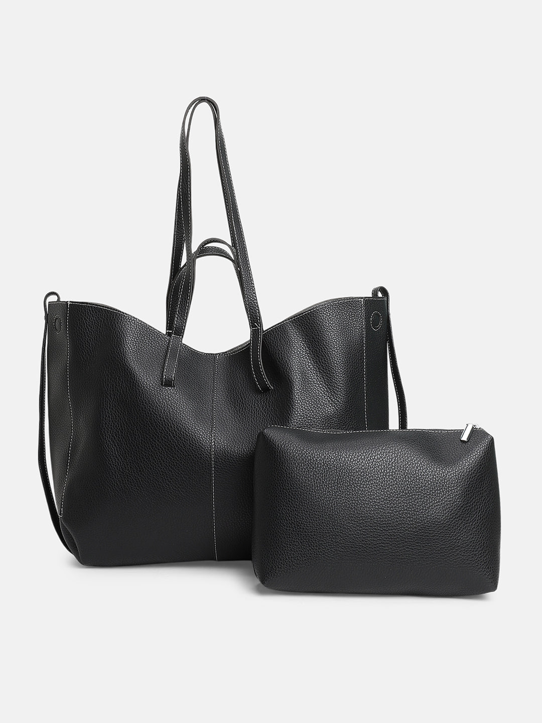 The Large Illumé Tote Bag - Onyx Black