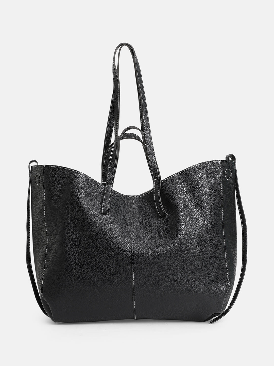 The Large Illumé Tote Bag - Onyx Black