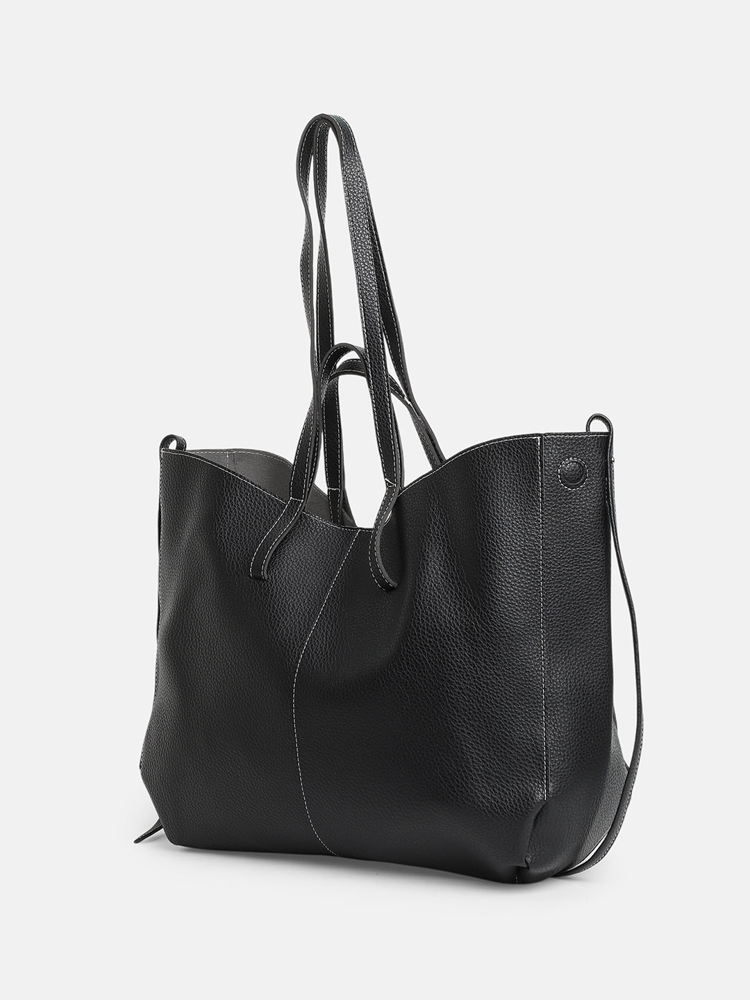 The Large Illumé Tote Bag - Onyx Black