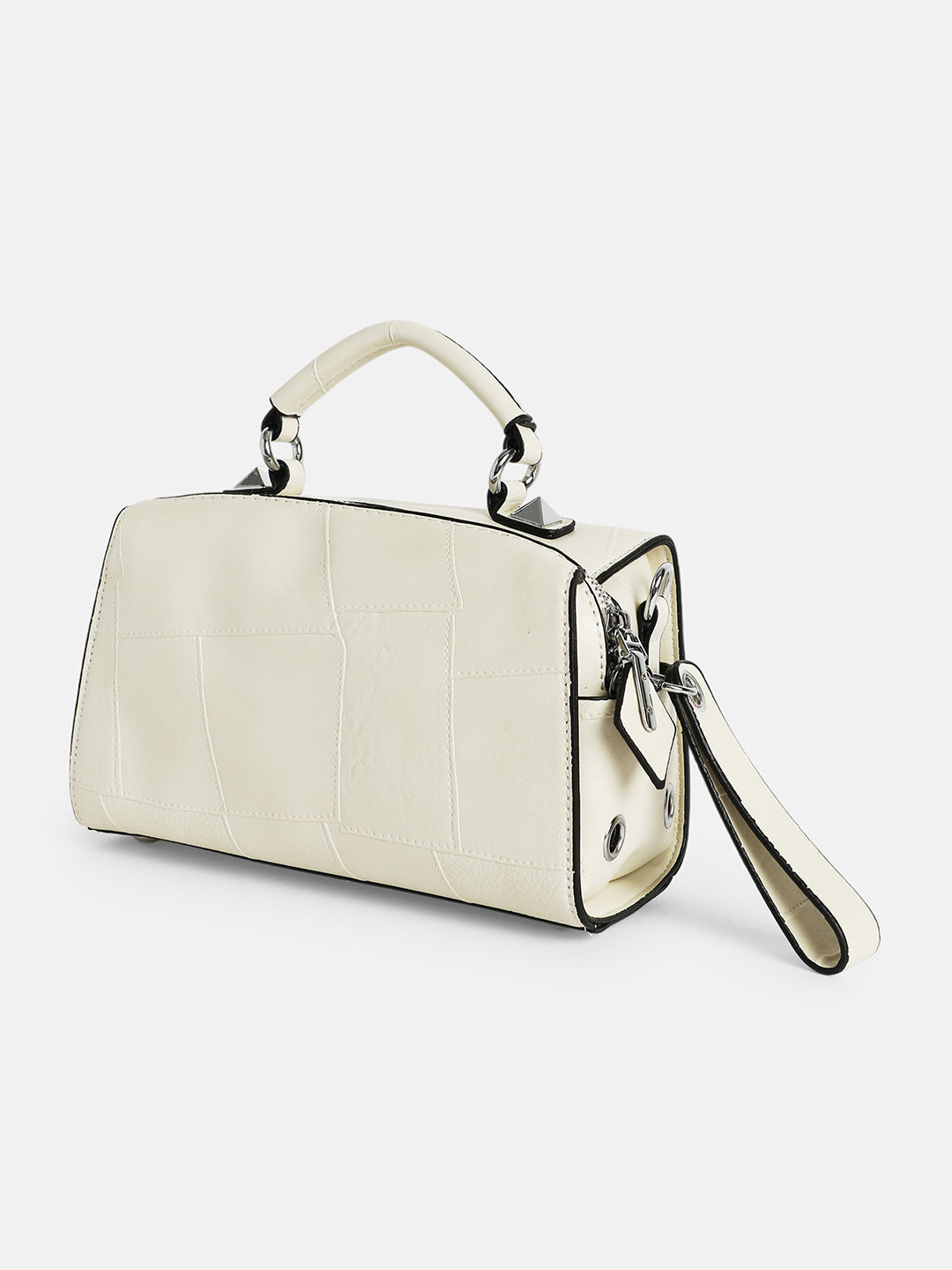 The Croc Camera Sling Bag - Cream White