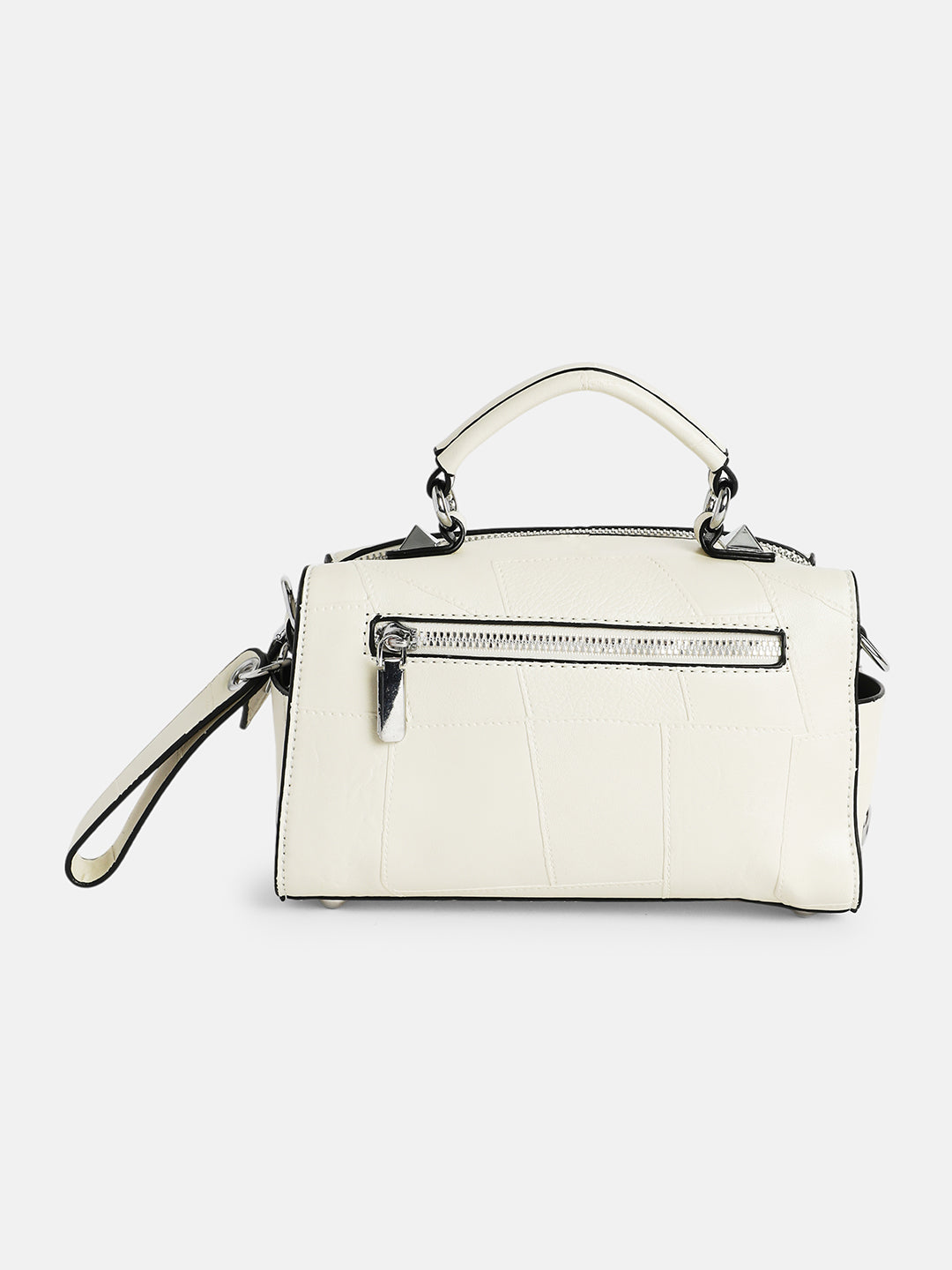 The Croc Camera Sling Bag - Cream White