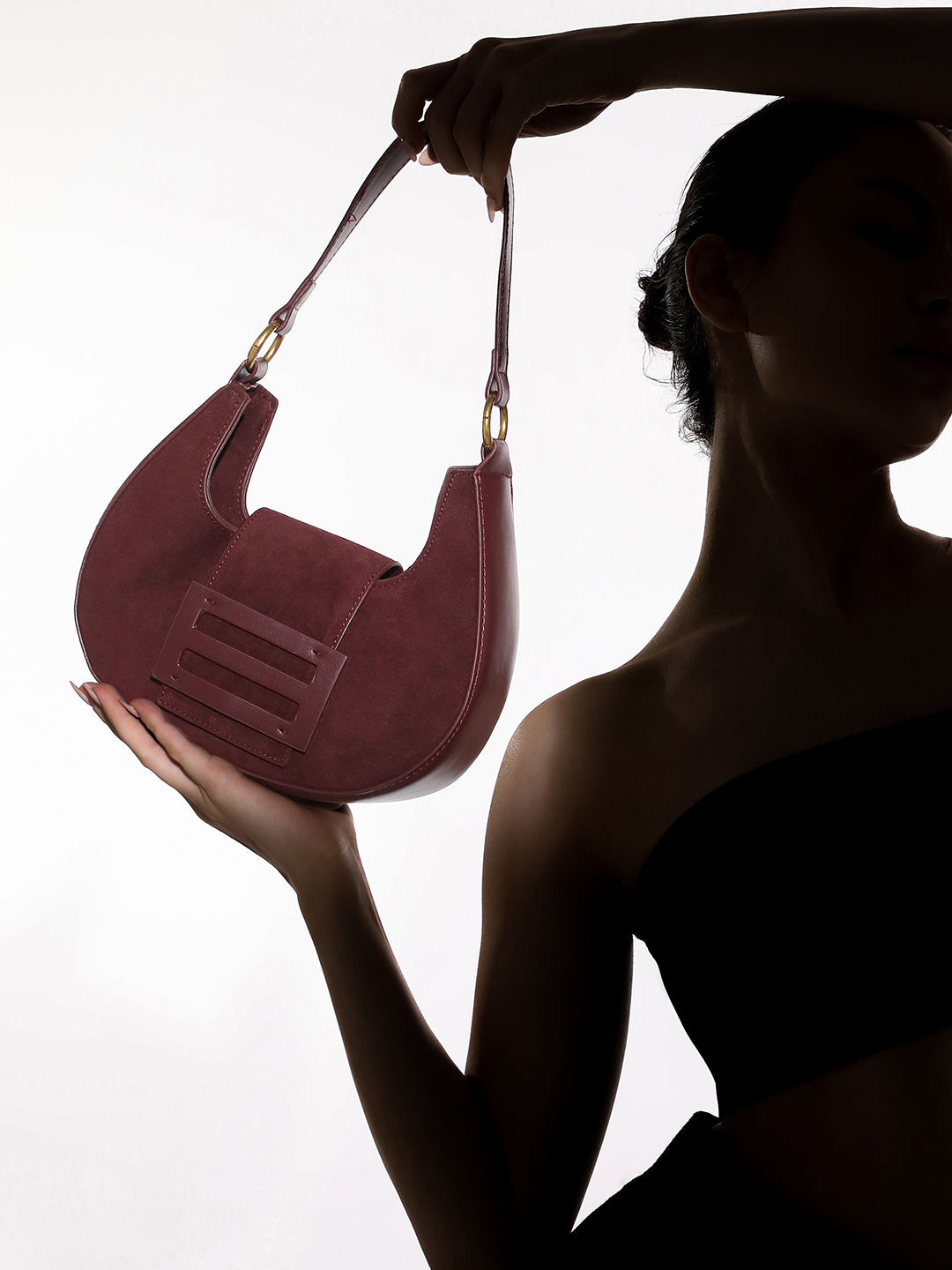 The Arcove Shoulder Bag - Cherry Red