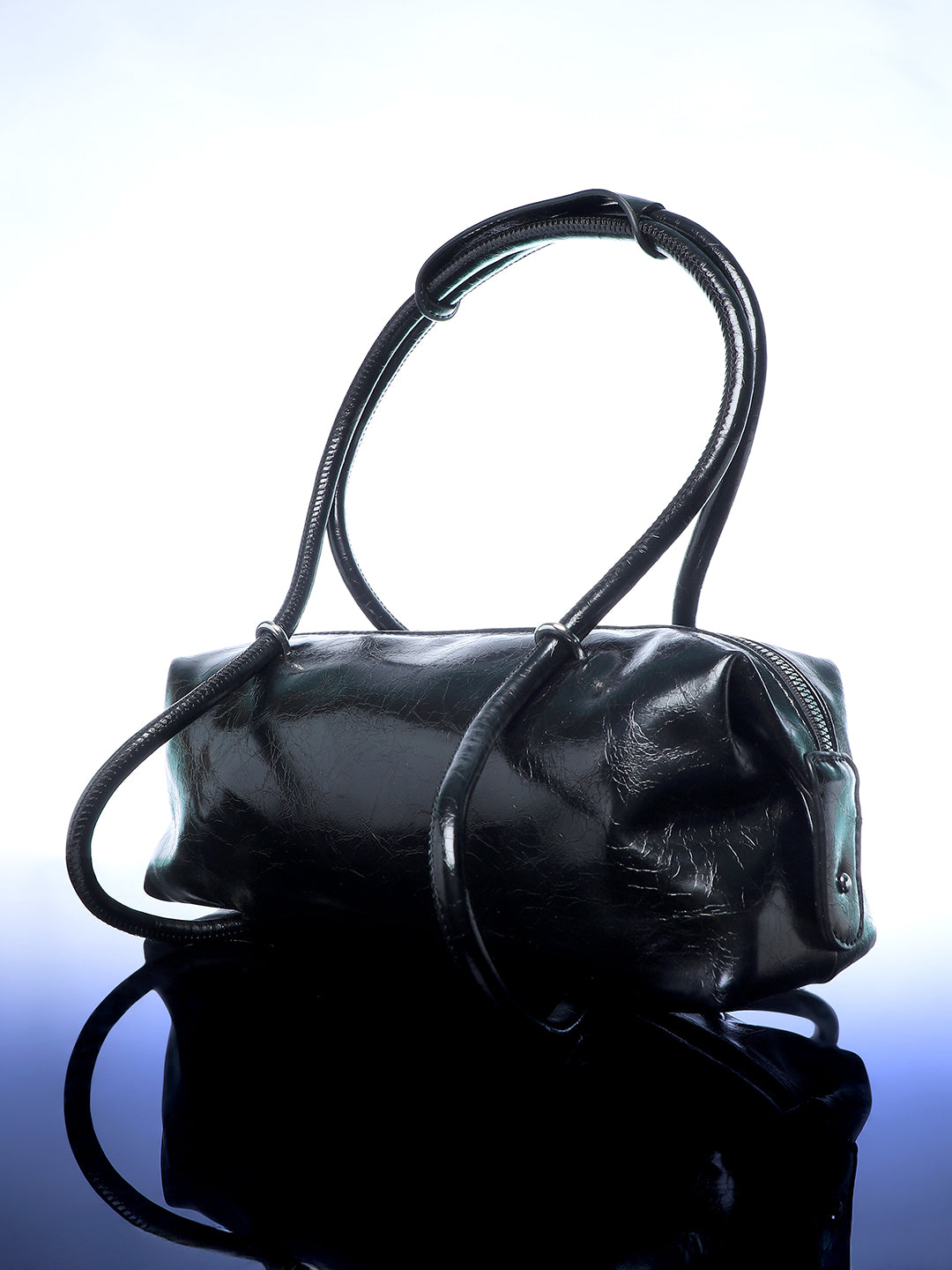 The Bowling Shoulder Bag - Onyx Black