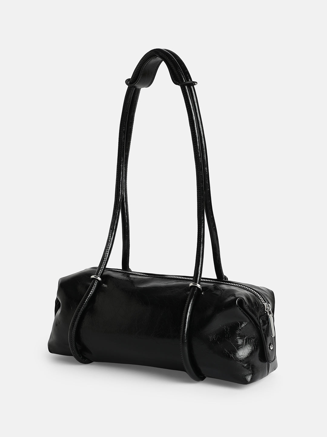 The Bowling Shoulder Bag - Onyx Black