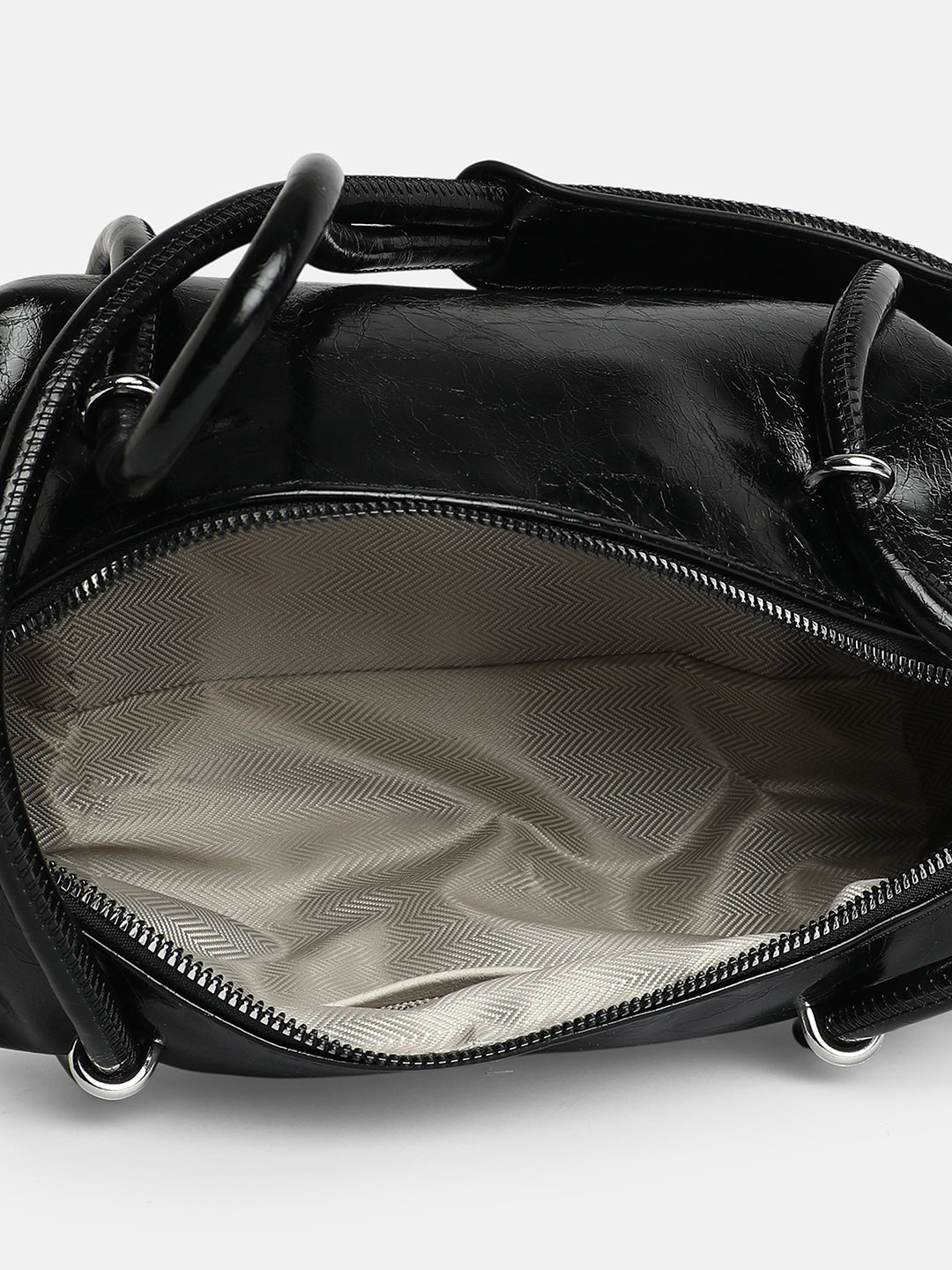 The Bowling Shoulder Bag - Onyx Black