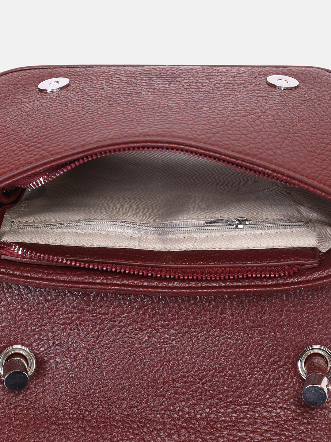 The Envelope-Box Hand Bag - Cherry Red