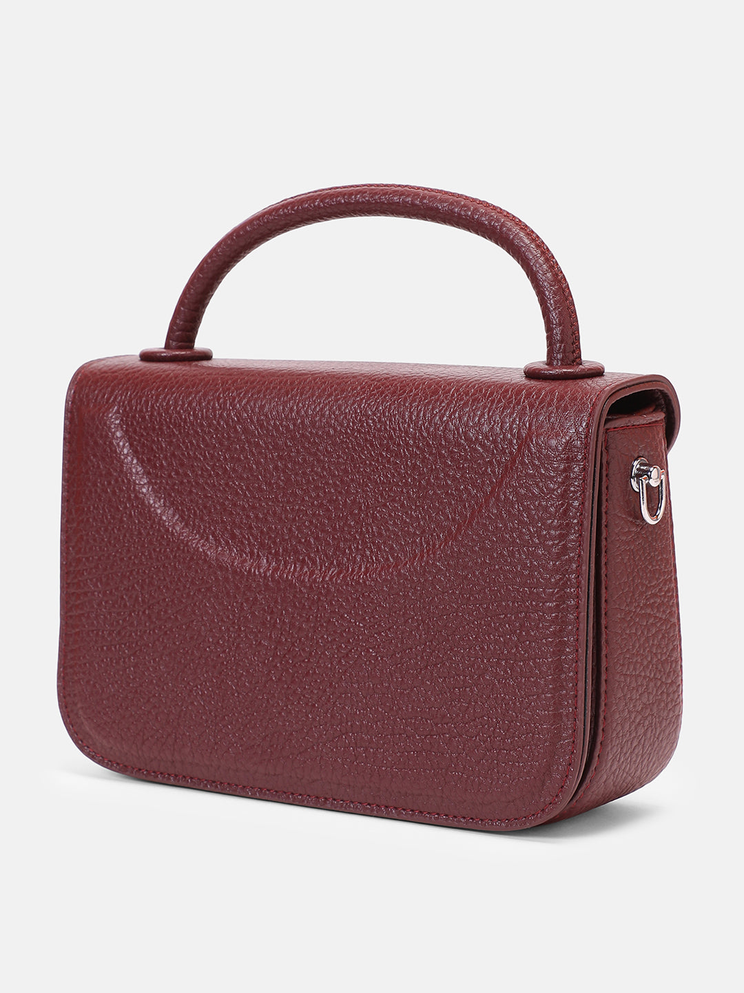 The Envelope-Box Hand Bag - Cherry Red