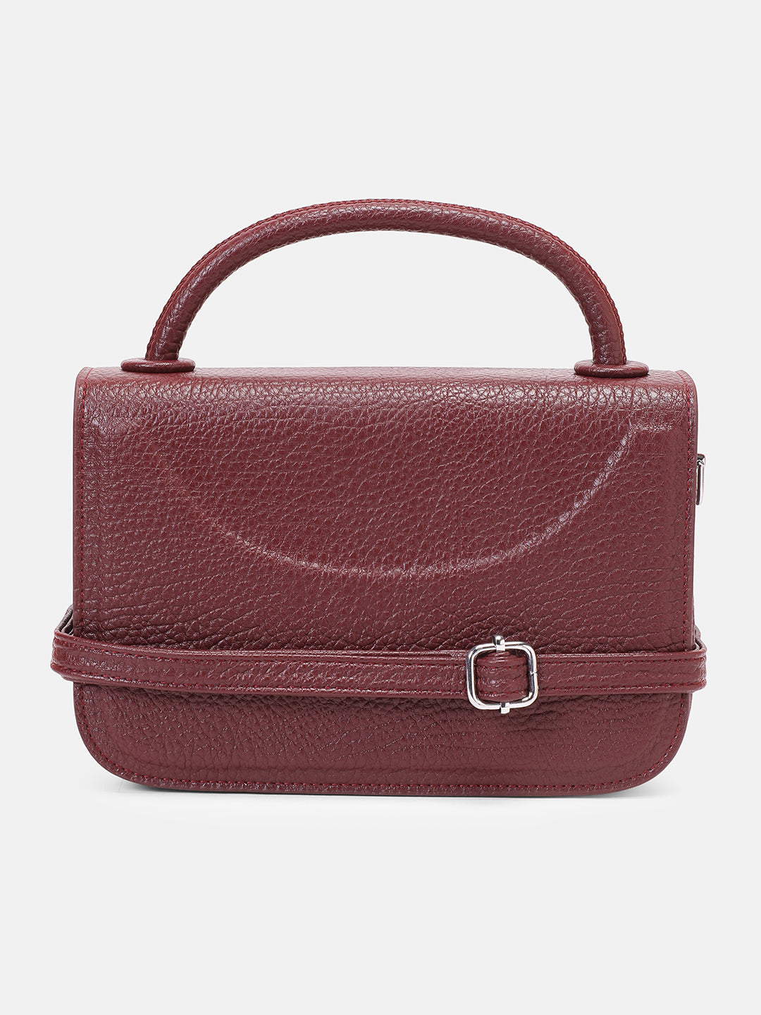 The Envelope-Box Hand Bag - Cherry Red