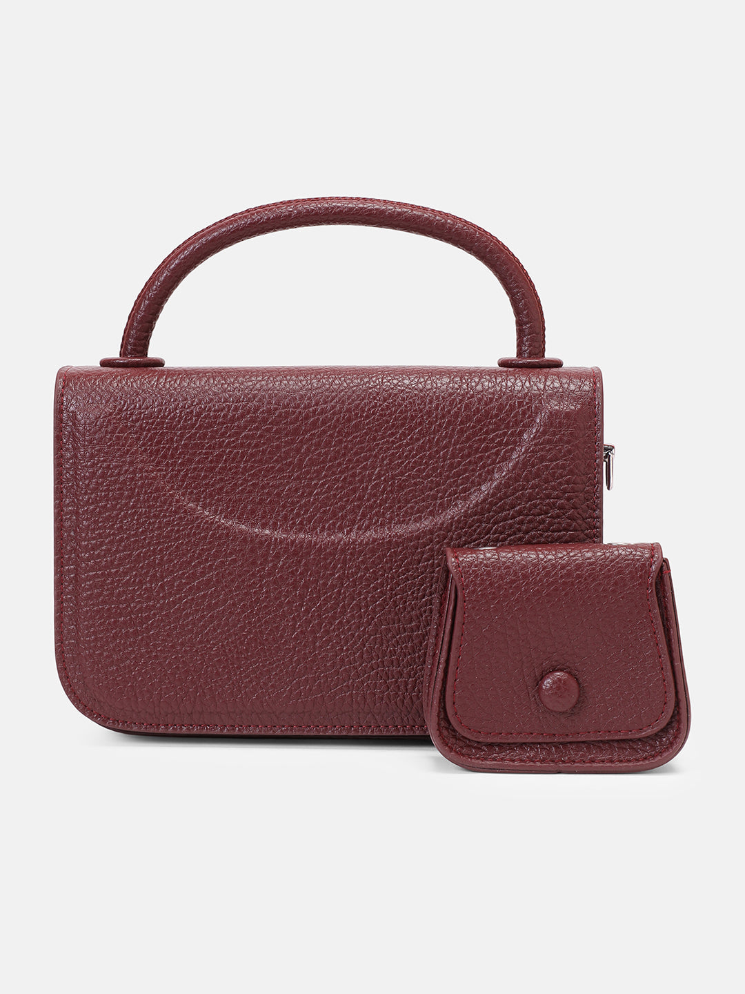 The Envelope-Box Hand Bag - Cherry Red