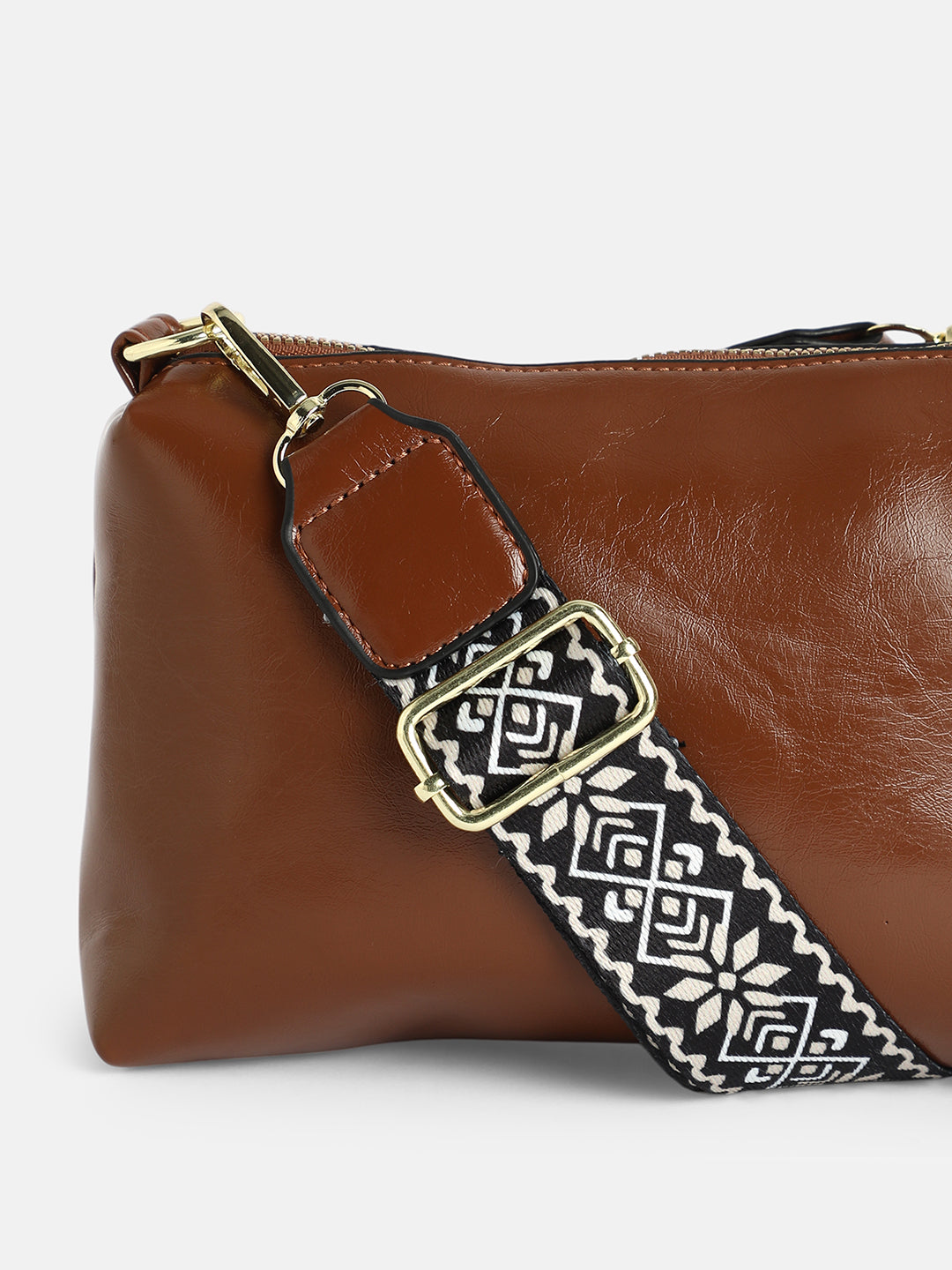 The Foldara Hand Bag - Chocolate Brown