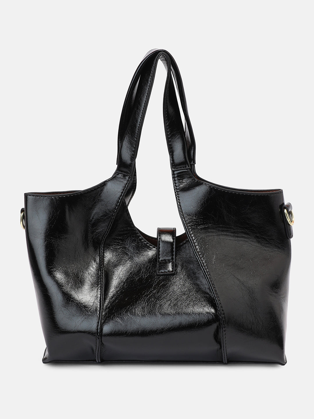 The Foldara Hand Bag - Onyx Black