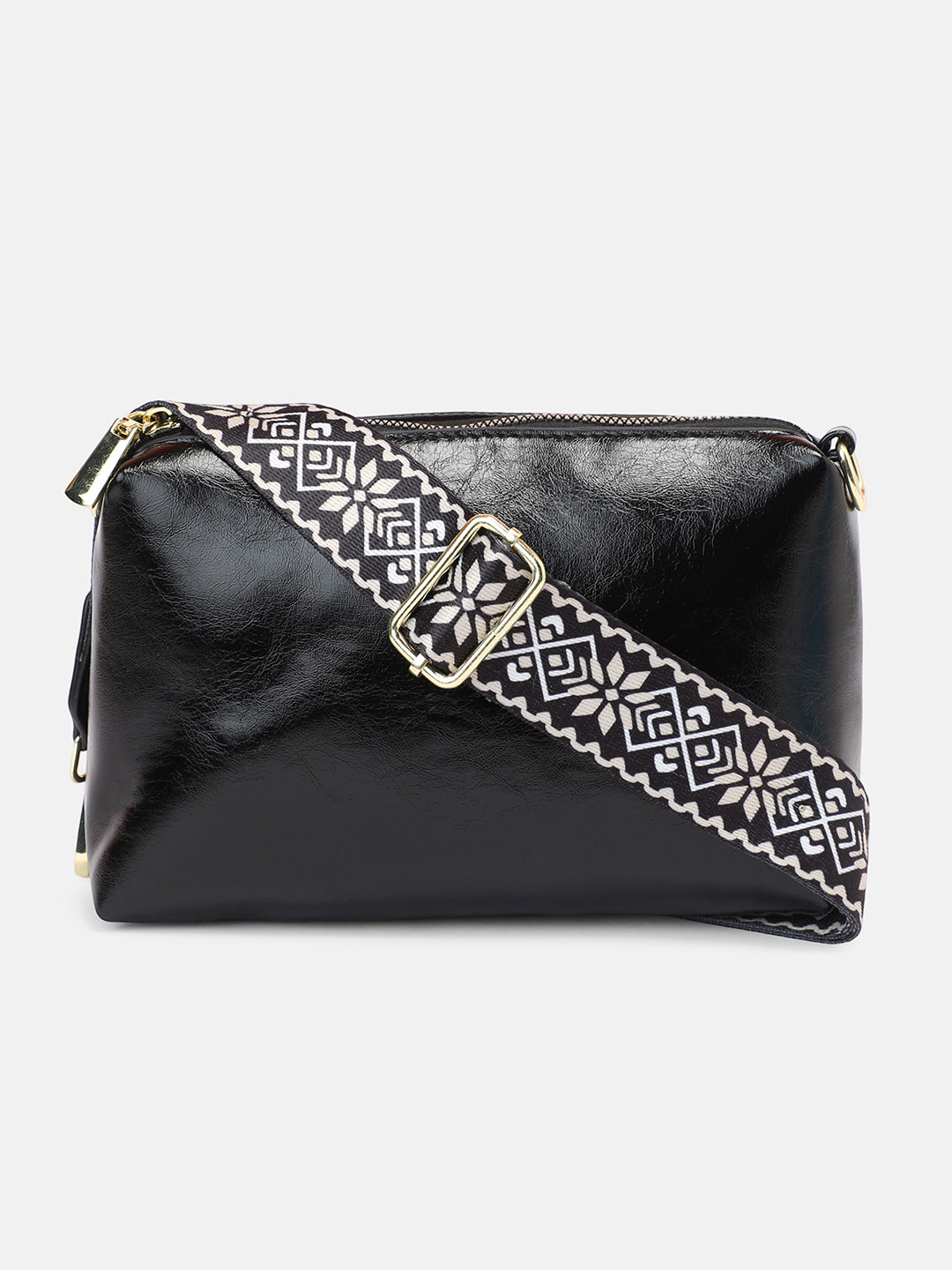 The Foldara Hand Bag - Onyx Black