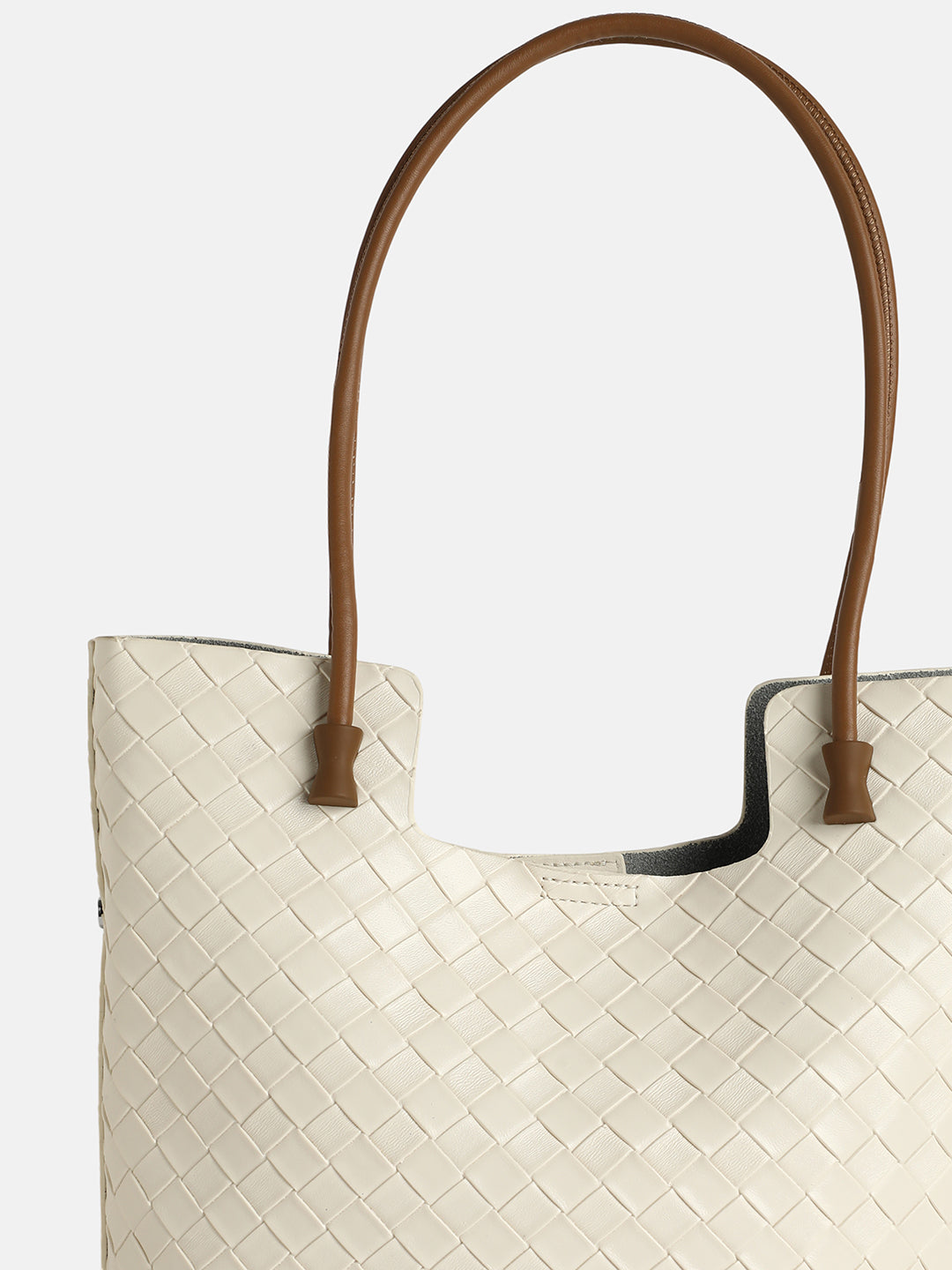 The Weave Tote Bag - Ivory White