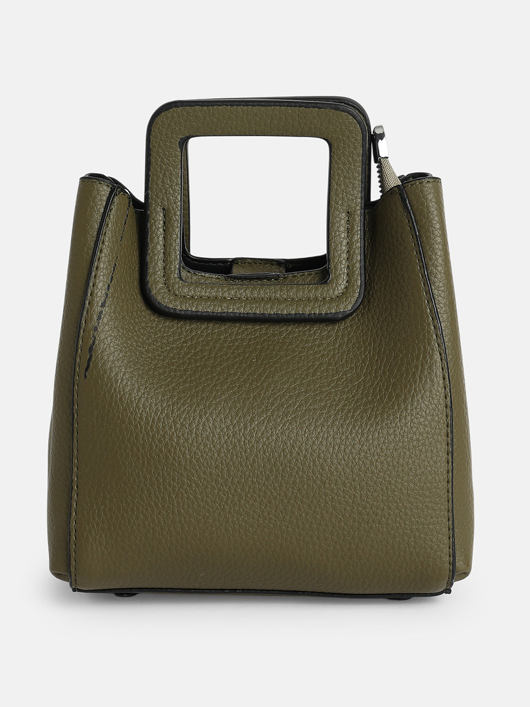 The Qube Bucket Bag - Seaweed Green