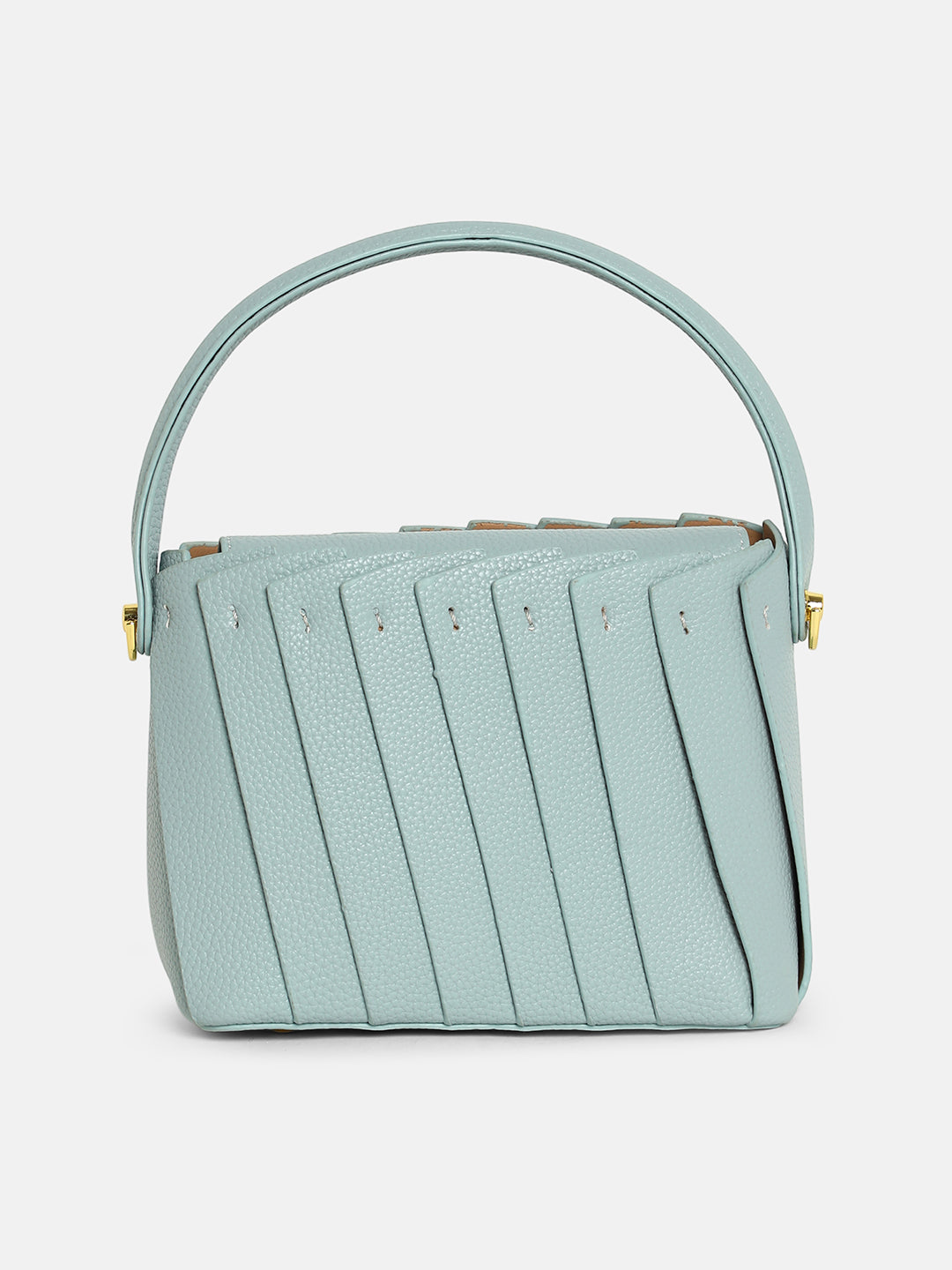 The Pleated Hand Bag - Powder Blue