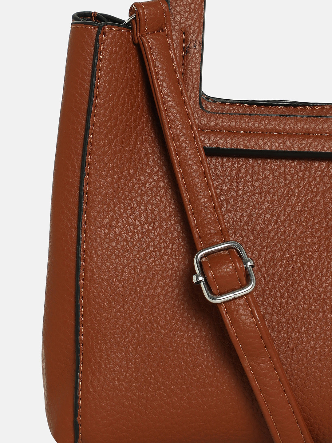 The Qube Bucket Bag - Russet Brown