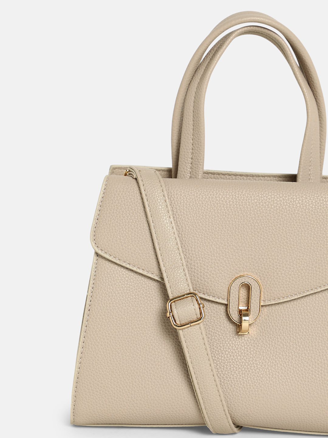 The Auraté Hand Bag - Khaki Beige