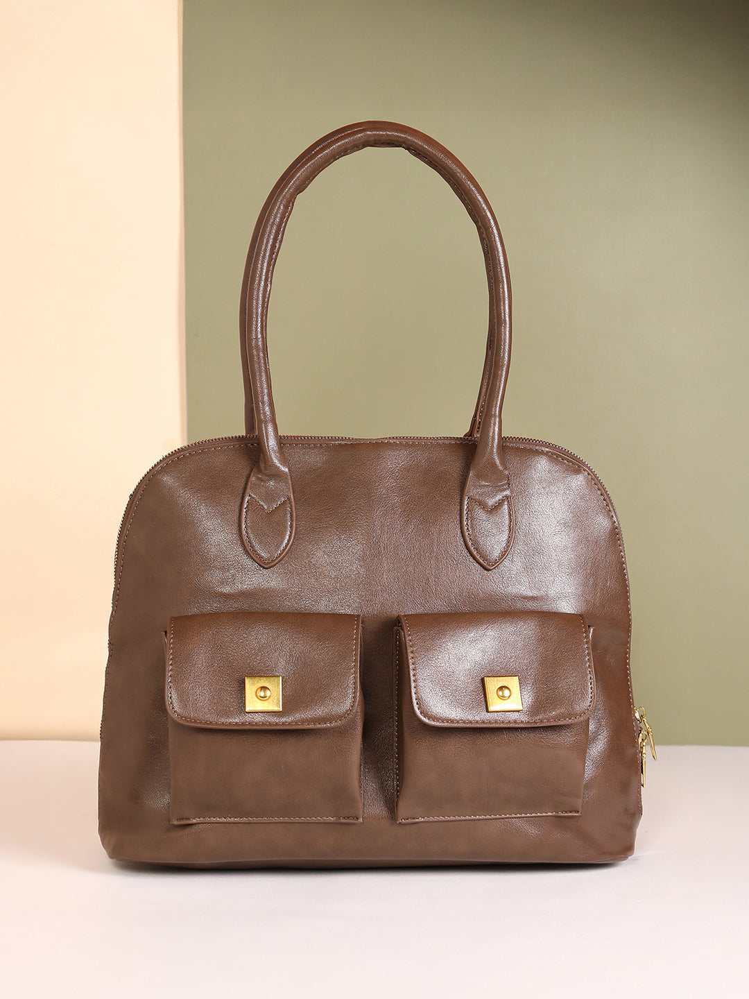 The Zénith Shoulder Bag - Chocolate Brown