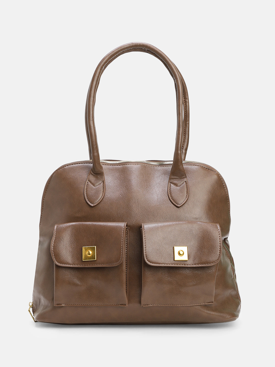 The Zénith Shoulder Bag - Chocolate Brown