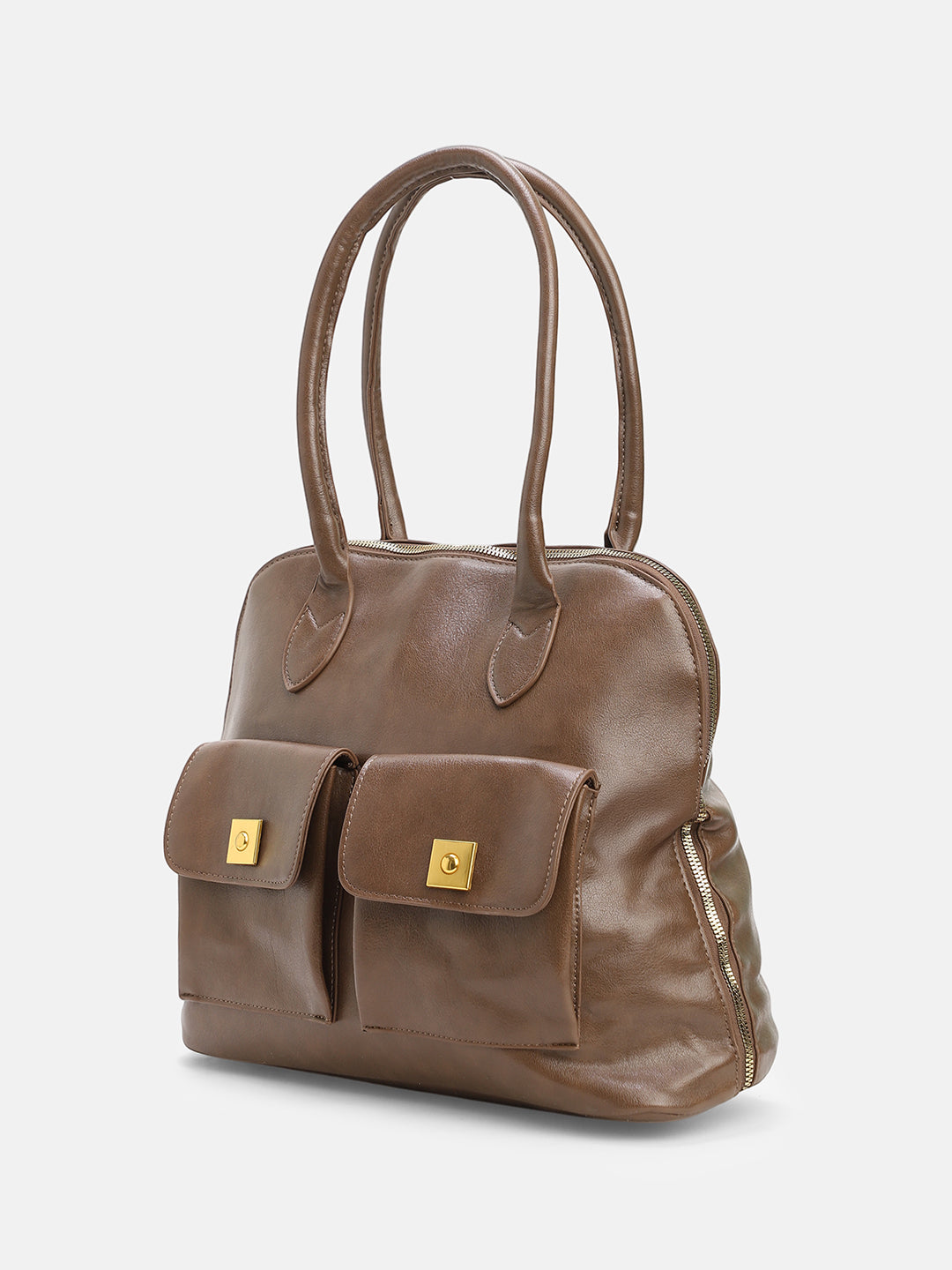 The Zénith Shoulder Bag - Chocolate Brown