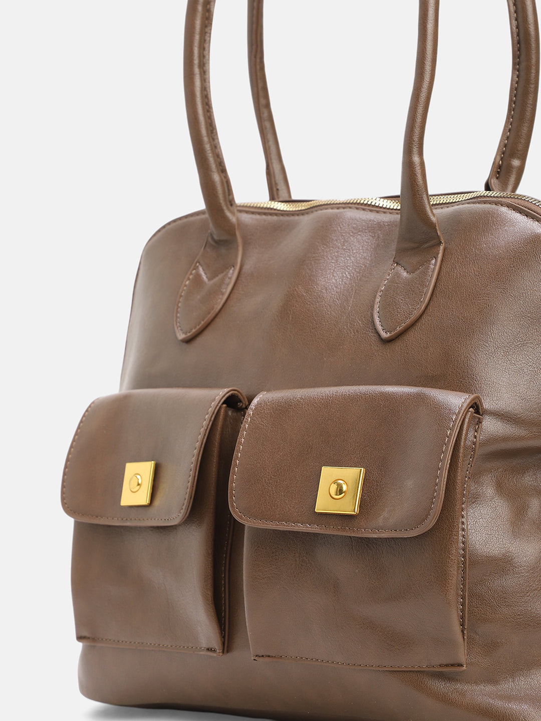 The Zénith Shoulder Bag - Chocolate Brown